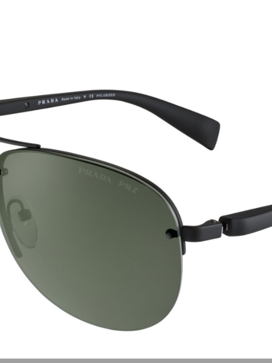 Prada Aviator Pilot Polarized Sunglasses, 62-14-130 main image 5